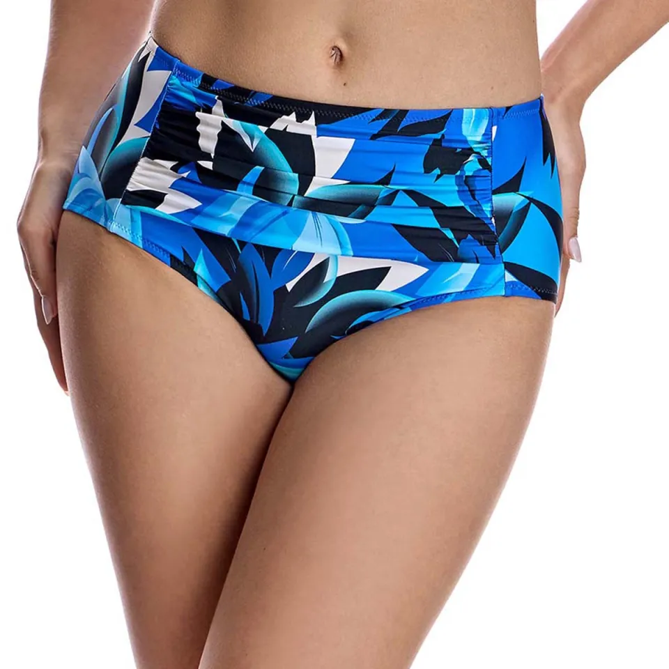 Ory W250459 bikinibroekje met hoge taille blauw, foto 3