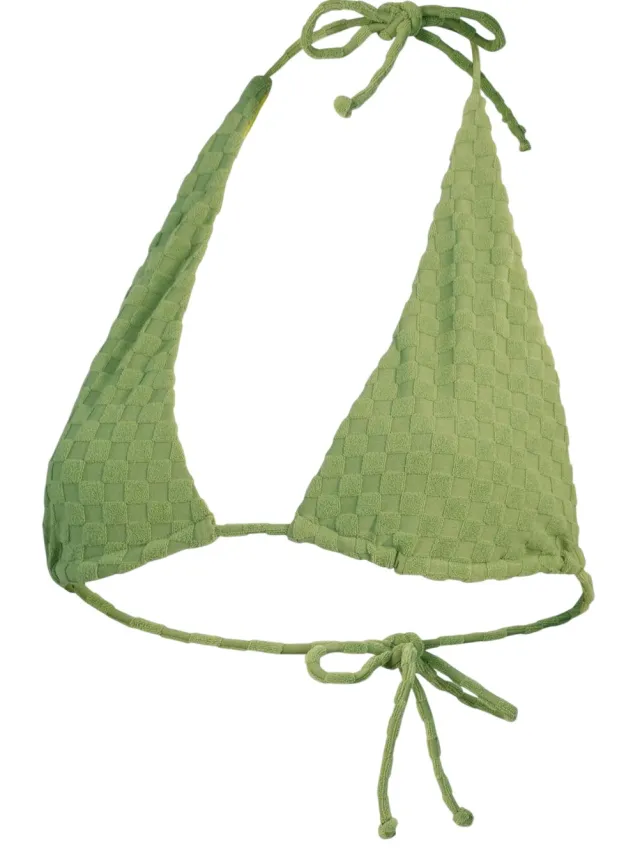 Speedo Vrouwen/dames Driehoek Bikinitop (Groen)
