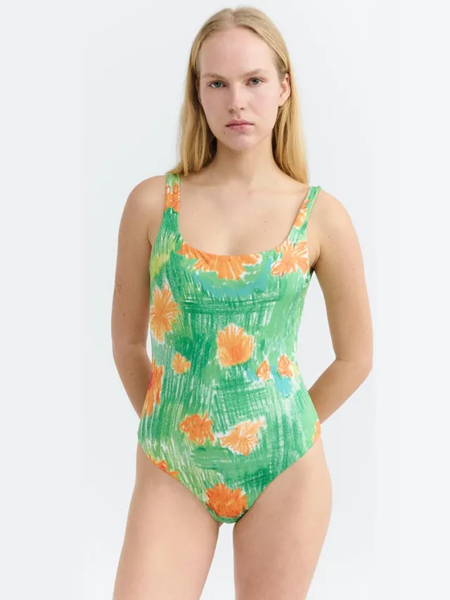 thinking mu dames vegan Badpak Amalfi Crayon Groen