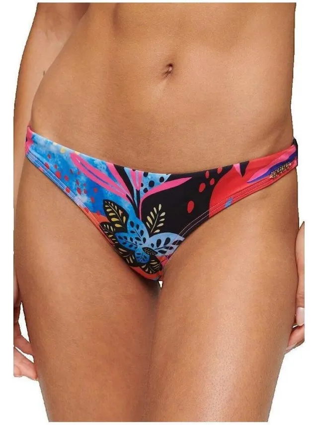 Superdry Tropical Cheeky bikinibroekje zwart, foto 2