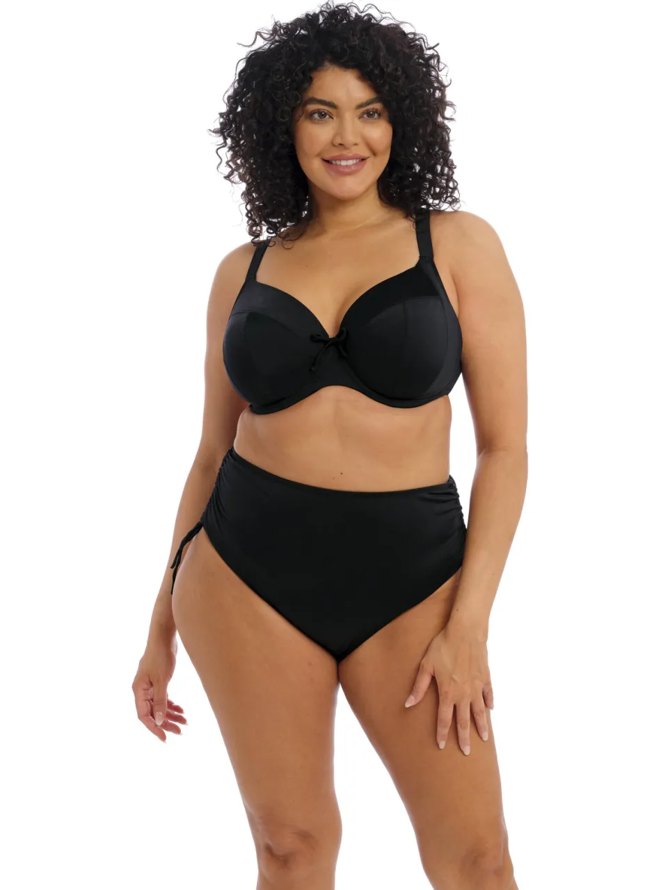 Elomi Plain Sailing beugel bikinitop zwart