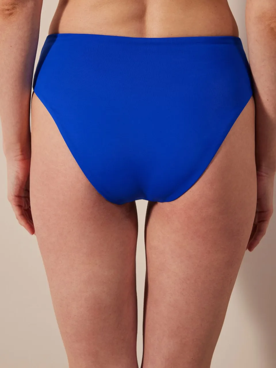 Penti Hoge Taille Gerimpelde Bikini Onderkant blauw, foto 2