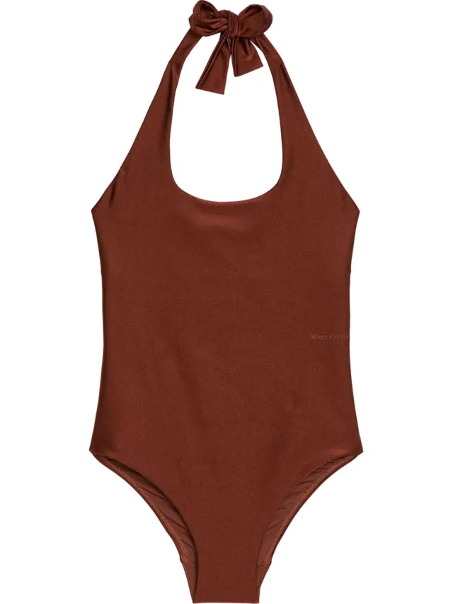 Marc O'Polo Vrouwen Badpak Breezy Leaf donkerbruin, foto 2