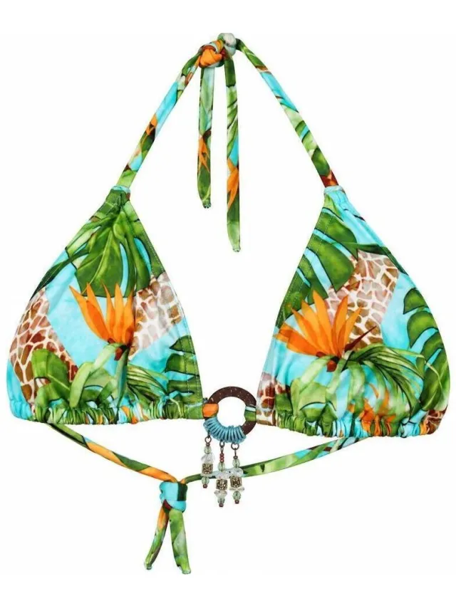 Grain De Sable Ficelle triangelbikinitop blauw