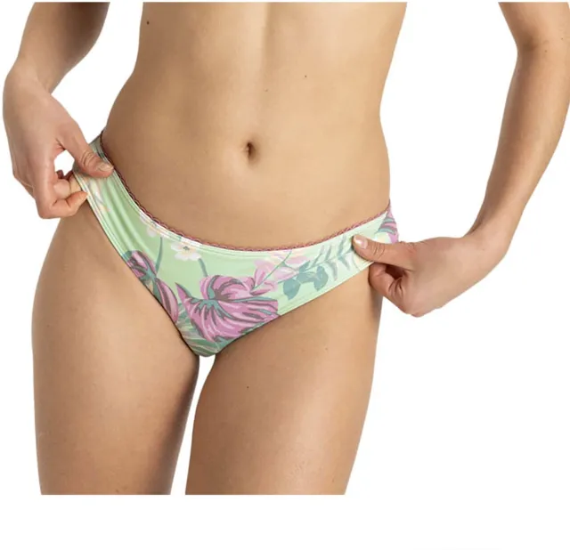 Roxy Into The Sun Cheeky Bikinibroekje Groen XL Vrouw Foam Green Coastal Breeze