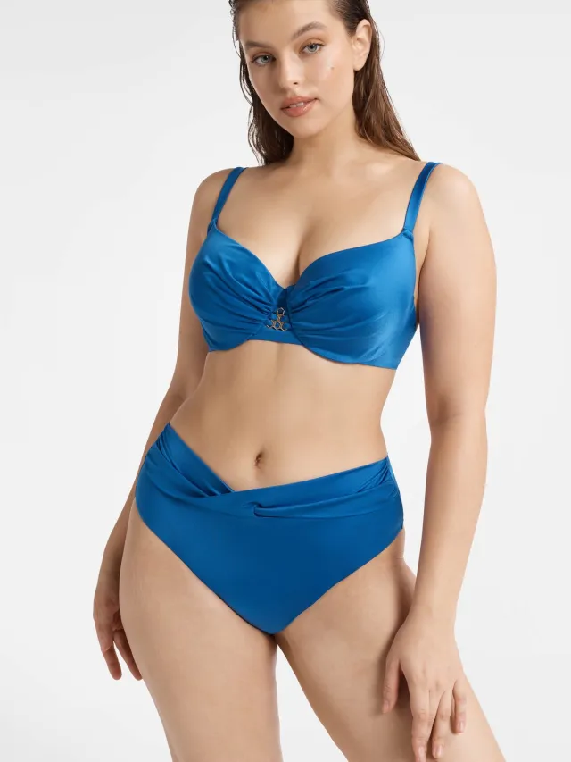 ESOTIQ Goody - Bikinibroekje - Hoge taille Kobaltblauw