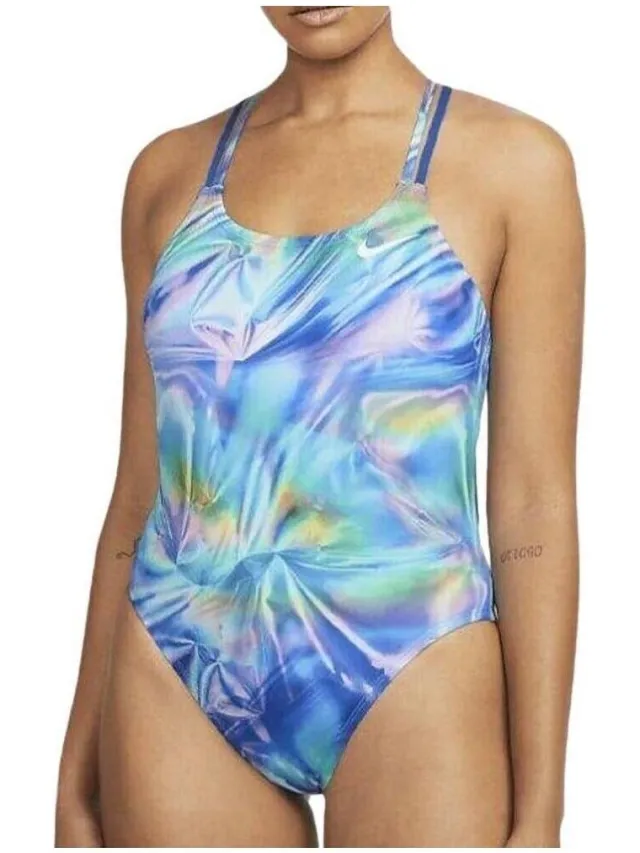Nike Spiderback badpak blauw