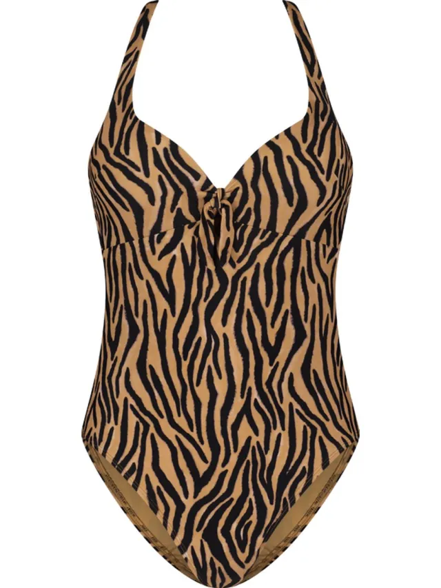 Beachlife Soft Zebra Dames Badpak - Maat 40 (Cupmaat C)