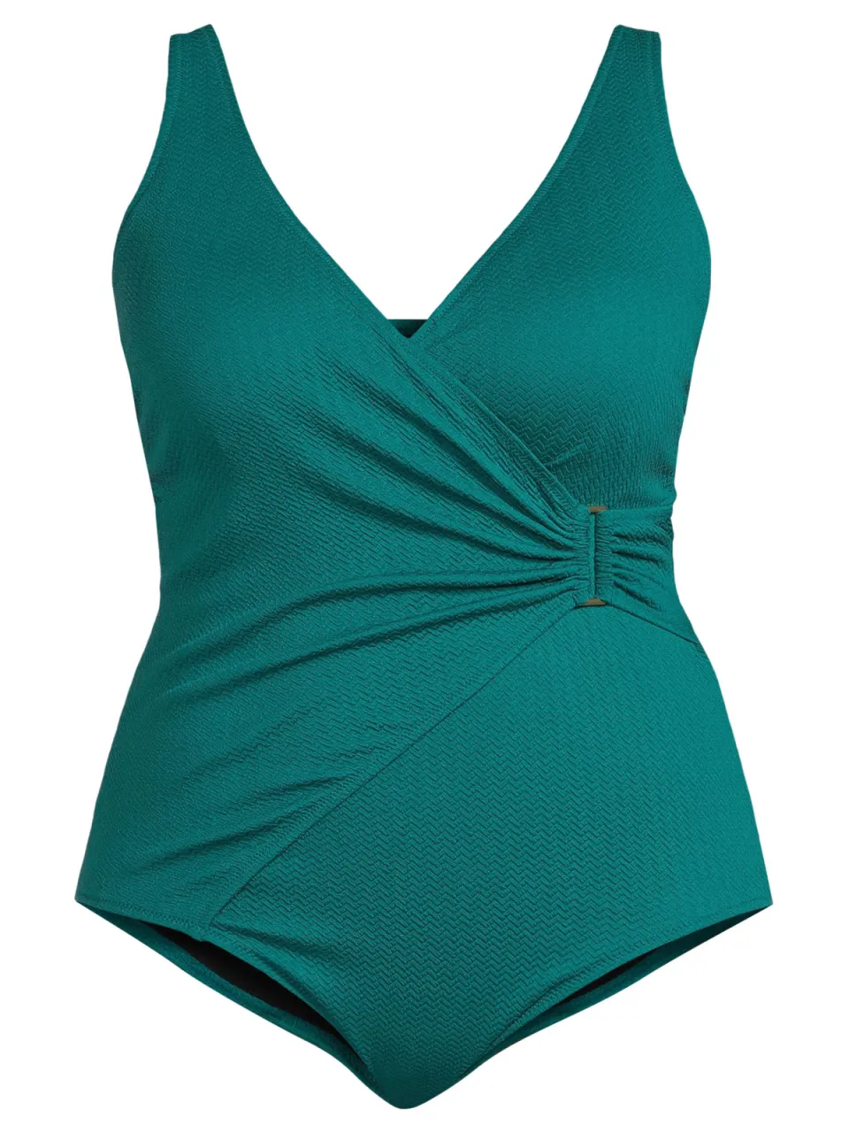BEACHWAVE Curve corrigerend badpak met textuur groen, foto 2