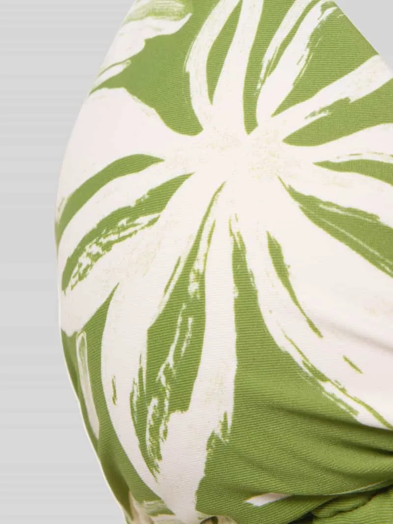 Marc O'Polo Bikinitop met halter model 'ABSTRACT FLORAL STRAPPY' groen, foto 4