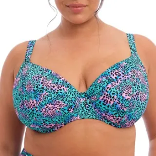 Elomi Electric Savannah UW Plunge Bikini Top Versch.kleure/Patroon