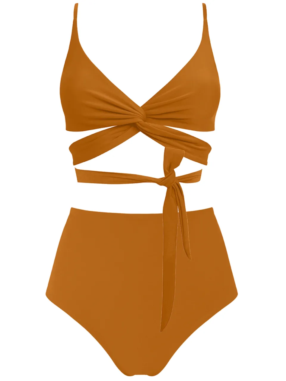 Anekdot dames vegan Bikini Set Lin Core High Oker, foto 2