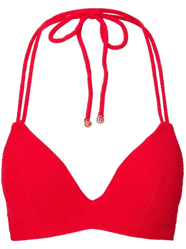 LingaDore Voorgevormde Triangel Bikini top Venere red