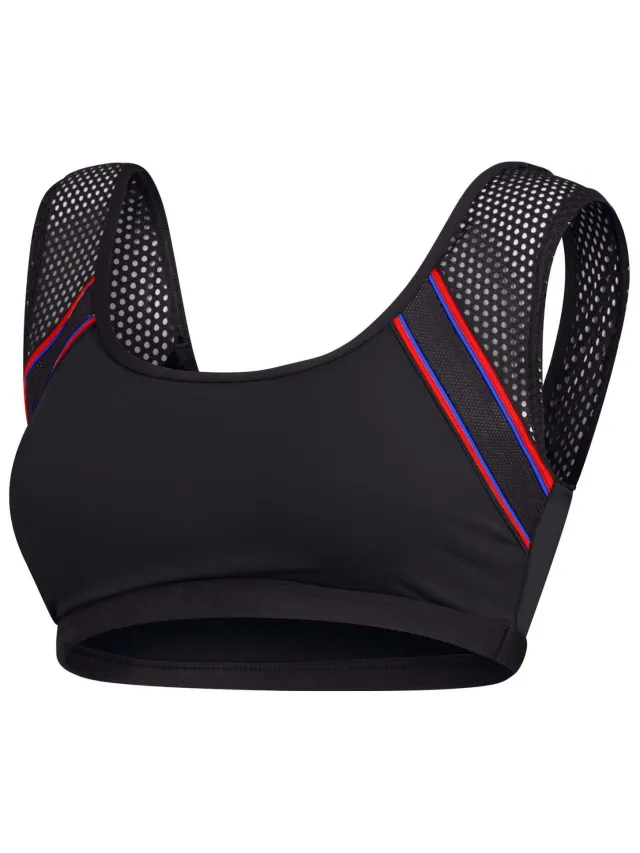 Speedo Bikinitop van mesh voor dames (Grijs)