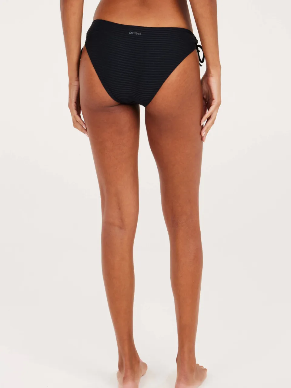 Protest strik bikinibroekje MIXBACK met ribstructuur zwart, foto 5