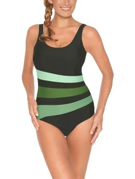 Wiki Bianca Classic badpak donkergroen Lila,Groen,Blauw,Zwart,Versch.kleure/Patroon,Roze,Rood,Wit