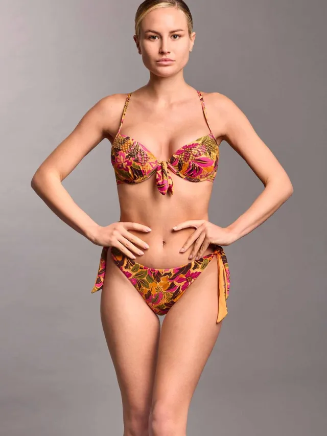 Vacanze Italiane Mexican Art Nespola Bikini Set - Oranje
