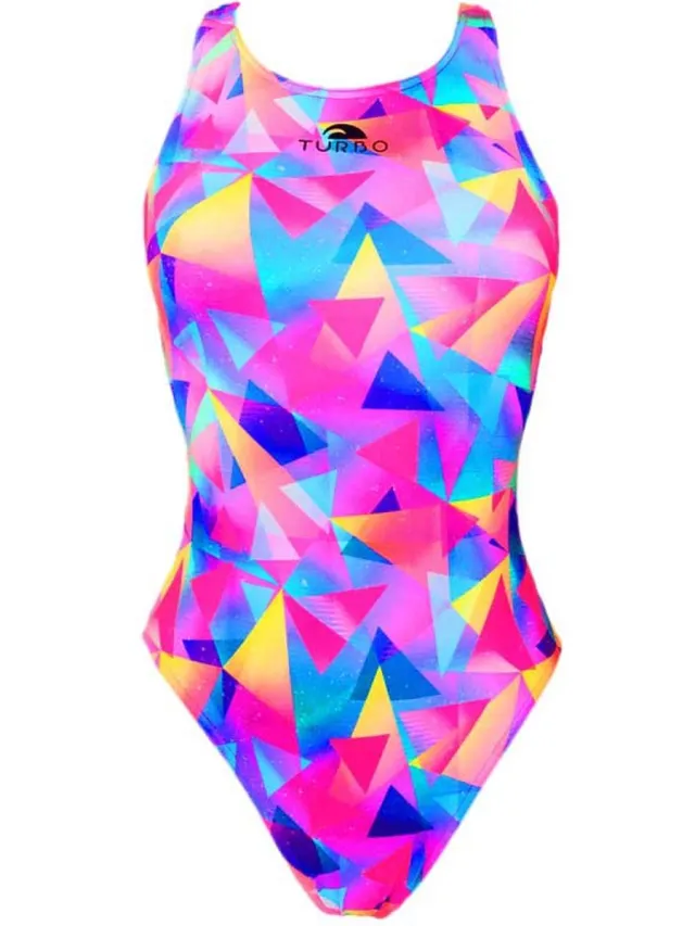 Turbo Geo Galaxy Zwemkleding Roze L Vrouw Pink