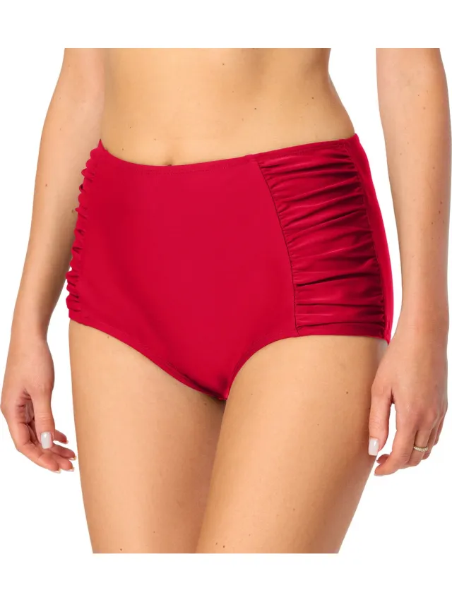 Bellivalini Dames Zwembroek - Bikinibroekje - Elastische tailleband - Polyamide & Elastaan – Babylon – S - BLV-BLV50-284-SL