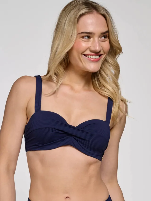 Ten Cate Beach TC WOW bikinitop donkerblauw