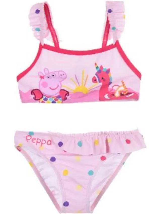 Peppa Pig Bikini - Roze - Peppa Big - Zwempak - 2-delig