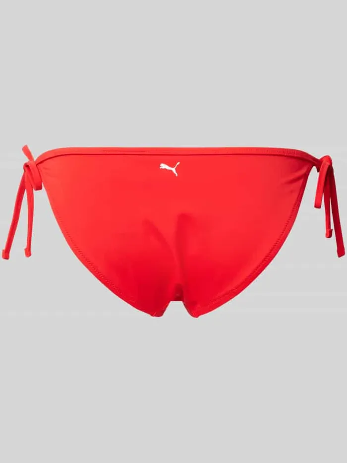 Puma Bikinibroekje met vetersluiting opzij rood, foto 2