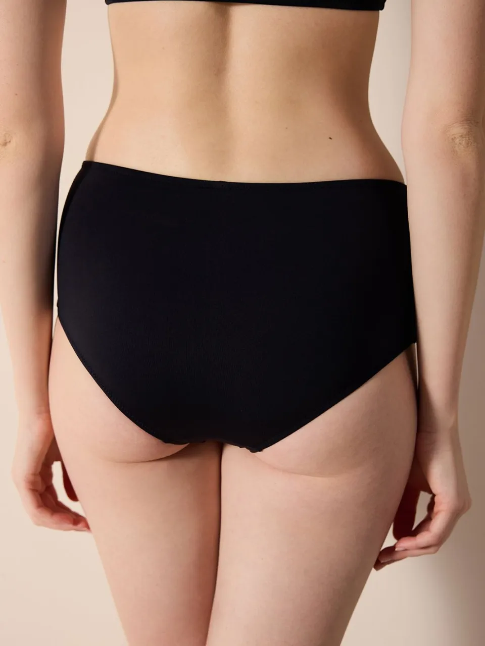 Penti Hoge taille hipster bikini onderbroek zwart, foto 2