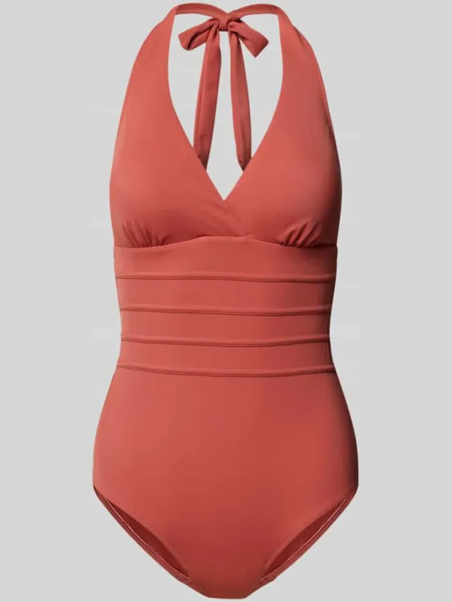 MAGIC Bodyfashion Badpak in effen design Rood