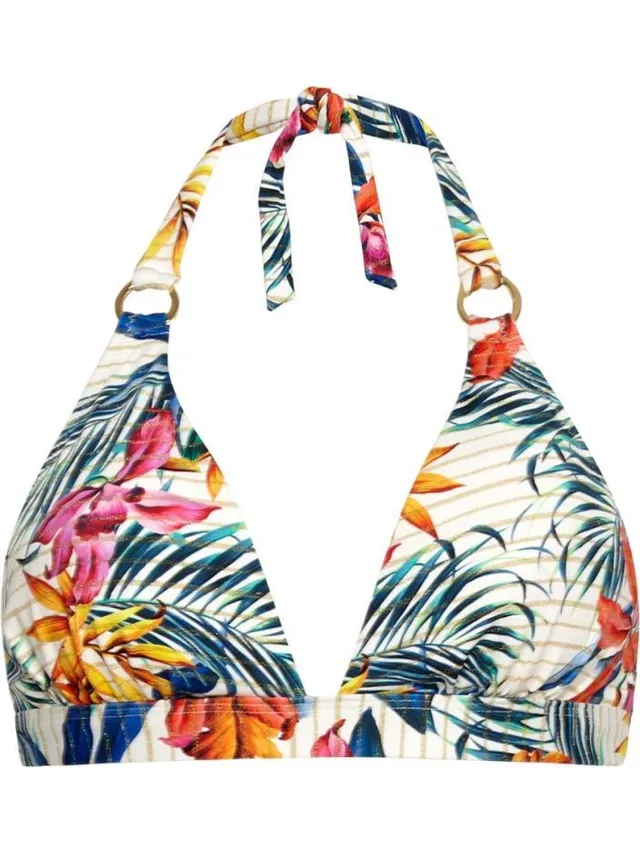 Cyell Maat 38D PARADISE MORNING Bikinitop Halter Voorgevormd Dames