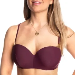 Calvin Klein Core Solid Structured Bandeu Bikini * Actie * Rood