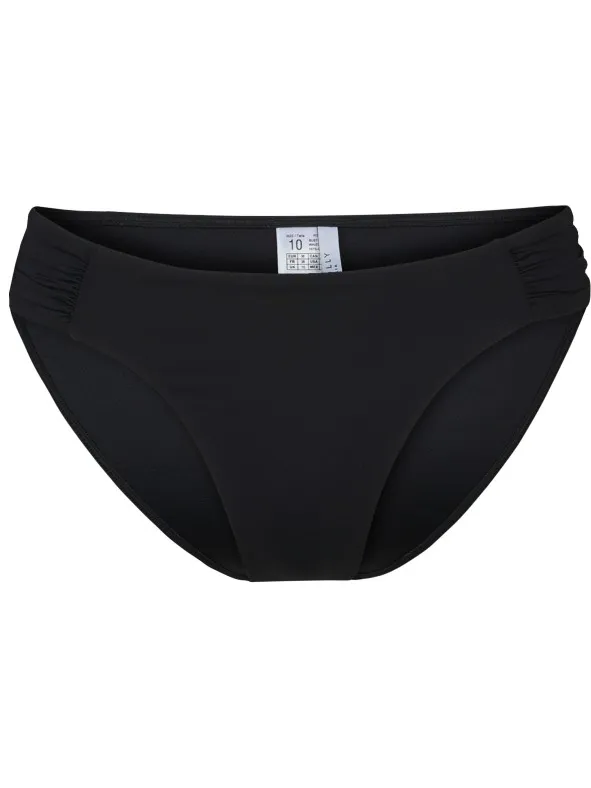 Seafolly Seafolly Collective High Leg Ruched Side Pant - Bikinibroekje, zwart