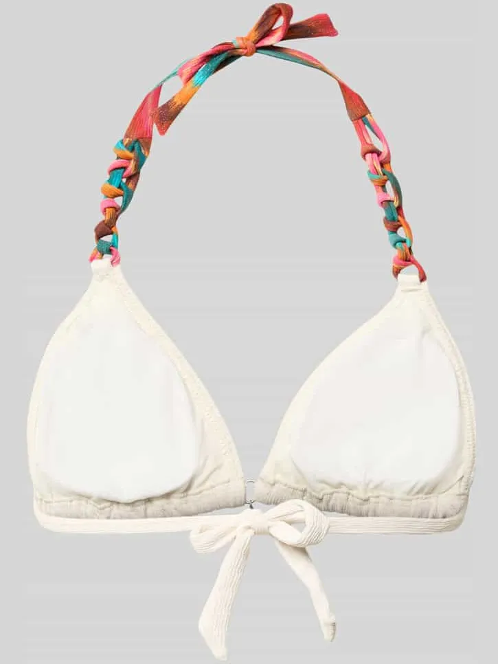 banana moon Bikinitop met vetersluiting model 'YERO CHAINY' offwhite, foto 2