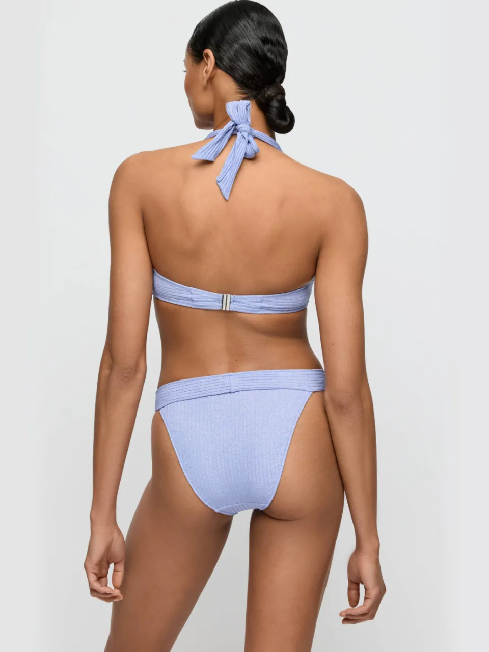 Marie Jo brazilian bikinibroekje Tinjis met lurex lichtblauw, foto 5