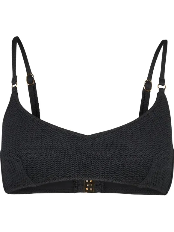 Seafolly Women's Sea Dive Bralette - Bikinitop, zwart