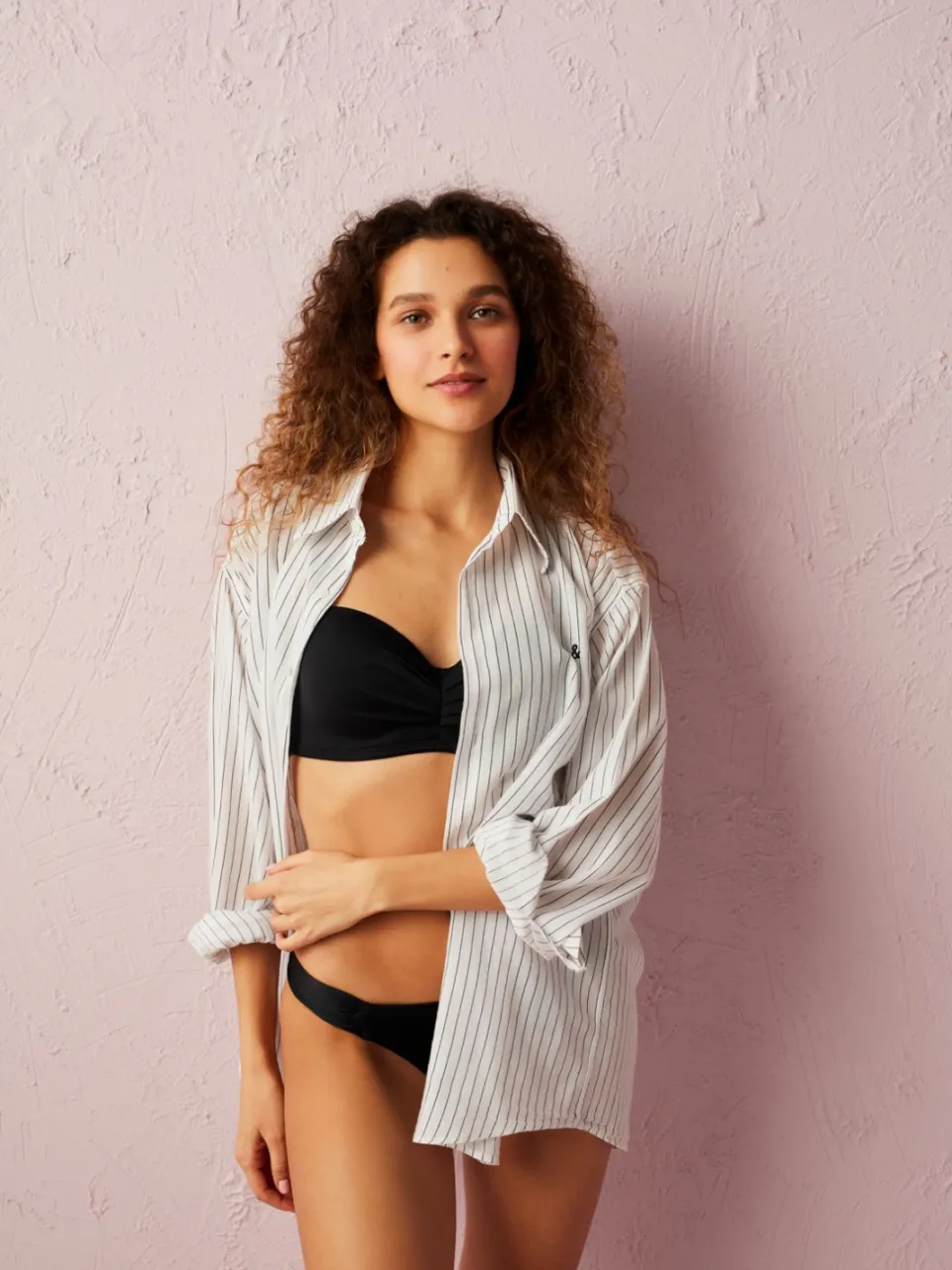 Penti Effen Mid-waist Hipster Bikini Onderkant Zwart