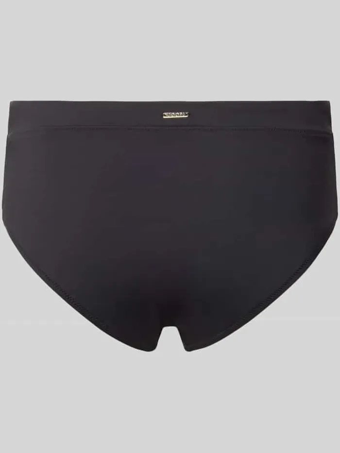 Joop! slim fit bikinibroekje met logo-applicatie model 'Beach' zwart, foto 2