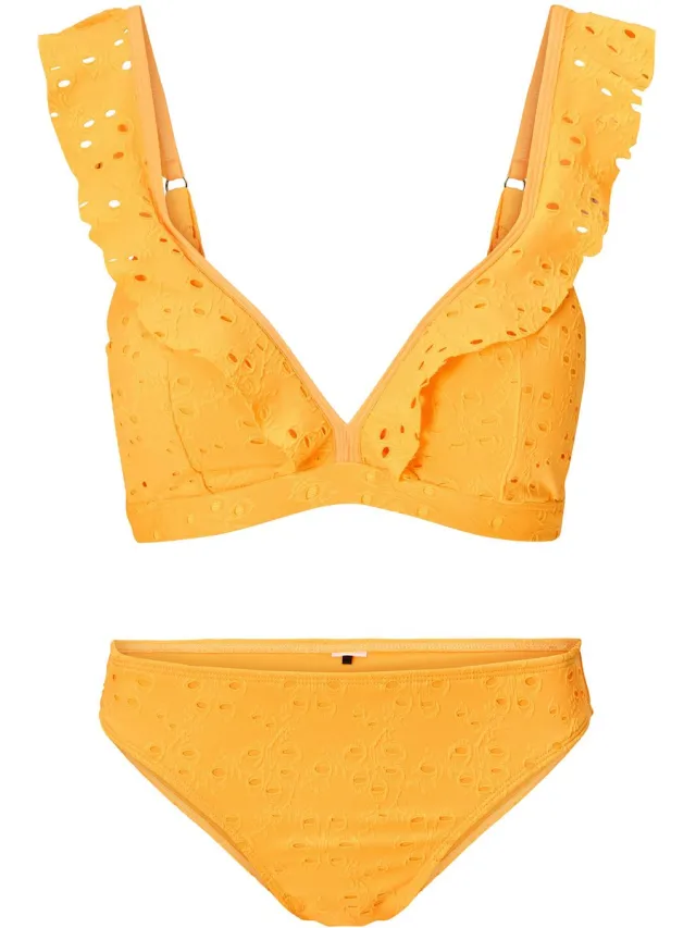 LingaDore Triangel voorgevormd bikini set Oranje