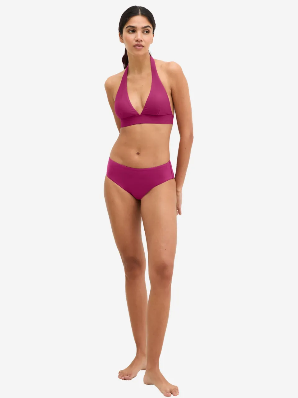 Marc O'Polo Vrouwen Bikini broekjes Abstract Leaf Paars
