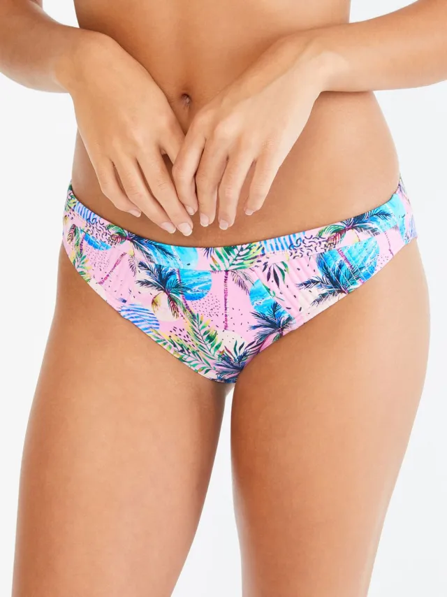 Penti Tropische Mid-Waist Hipster Bikini Onderkant Veelkleurig