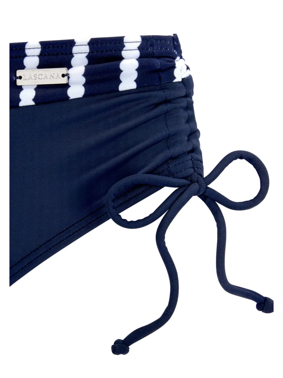 beugelbikini marineblauw wit, foto 2
