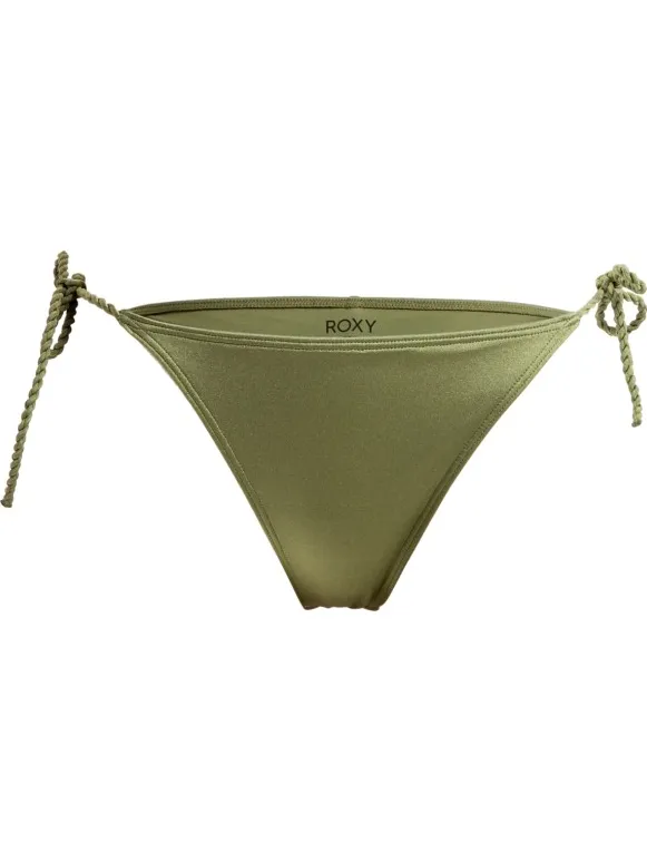 Roxy Women's Brilho Cheeky - Bikinibroekje, olijfgroen