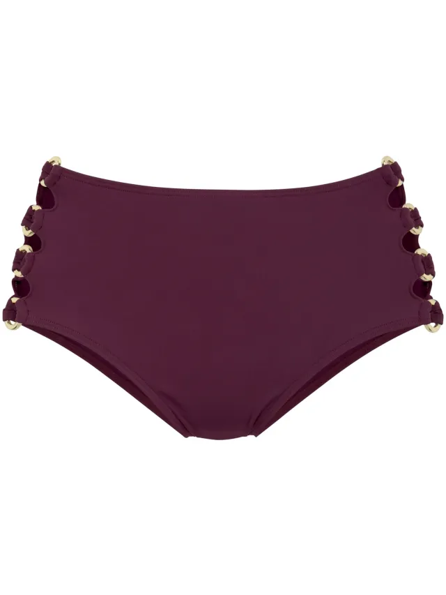 Highwaist bikinibroekje bordeaux, foto 2