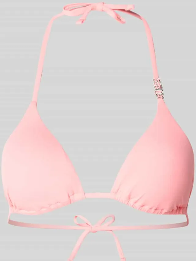 Guess Bikinitop met logodetail model 'Rem' Abrikoos