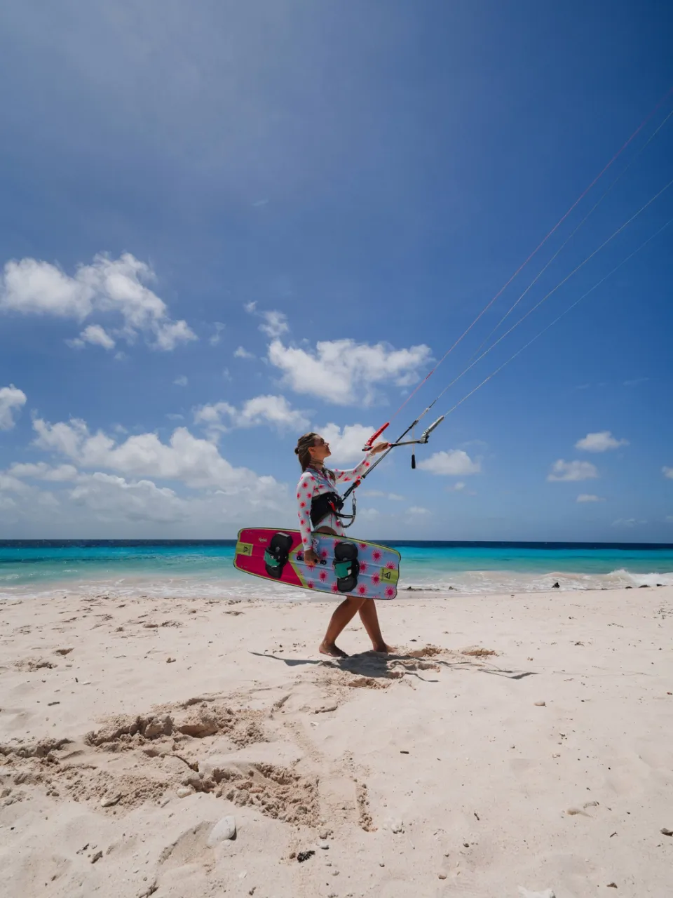 Brunotti Guusje kitesurf badpak lichtblauw lichtblauw/fuchsia, foto 5