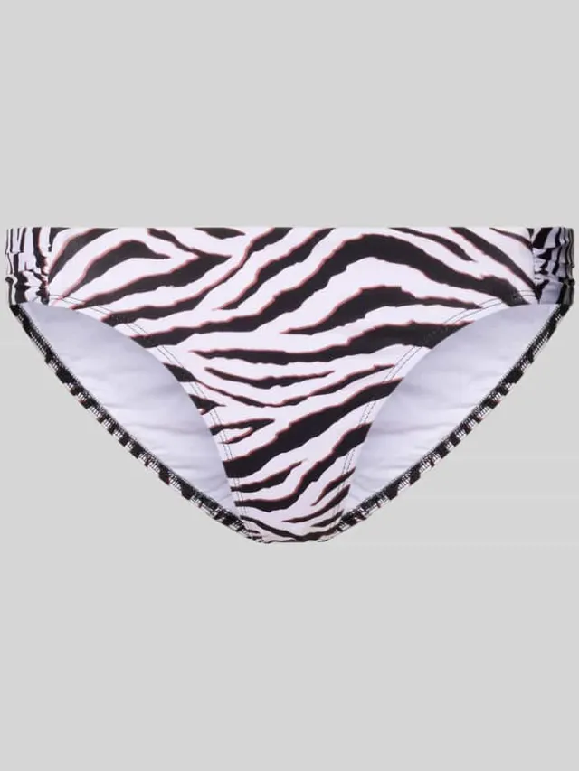 banana moon Bikinibroekje in all-over look model 'RENA WILDJUNGLE' Zwart