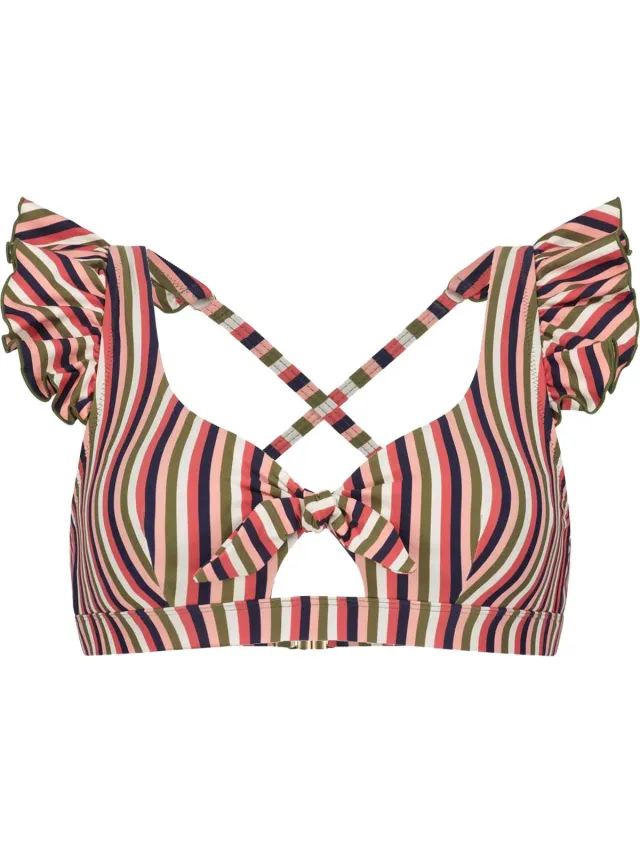 Cyell Sassy Stripe bikinitop - dames meerkleurig