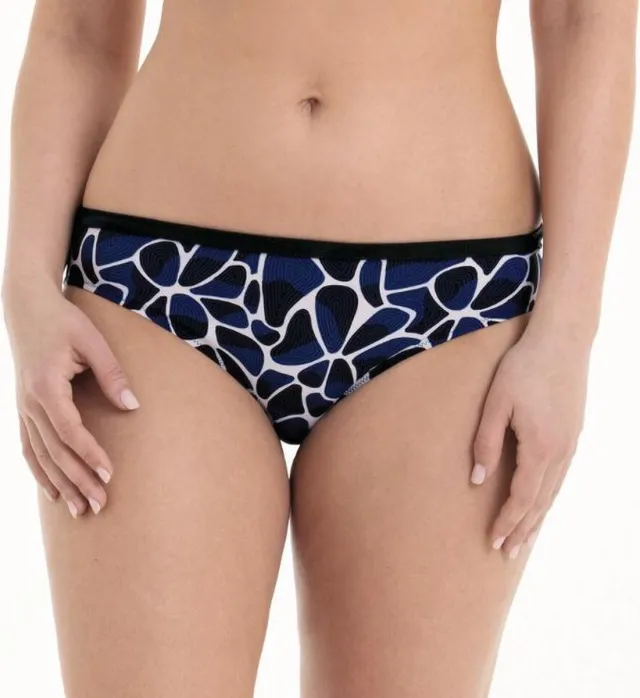 Anita Comfort Blue Depths Bikini Slip 8328-0 465 Black/Pool Blue Zwart