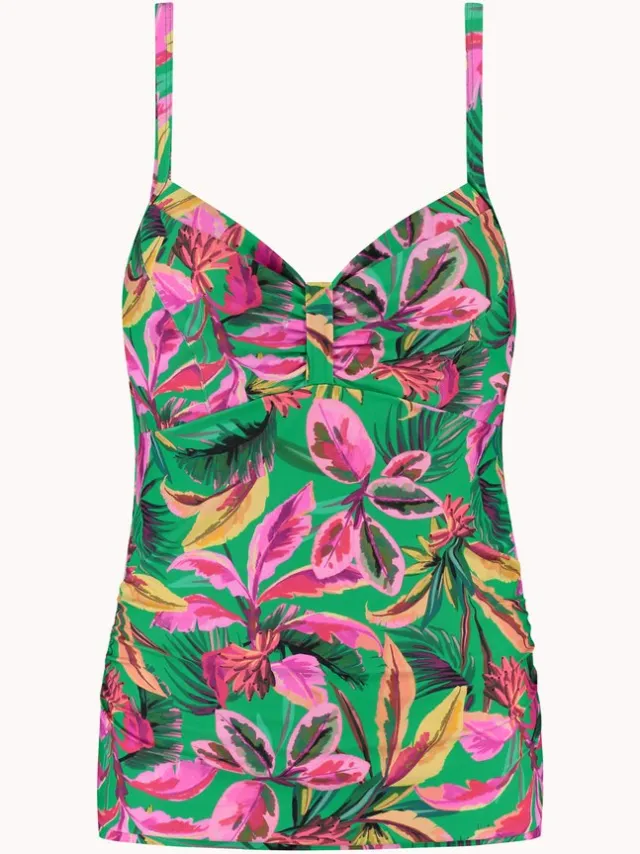 Cyell Floral Forest Tankinitop Groen