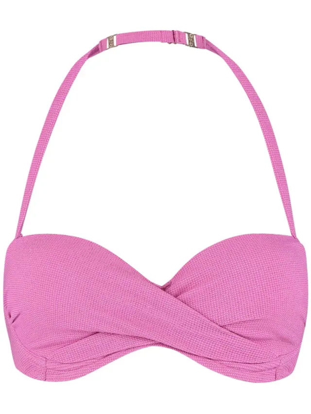 Beachlife bandeau bikinitop roze, foto 2