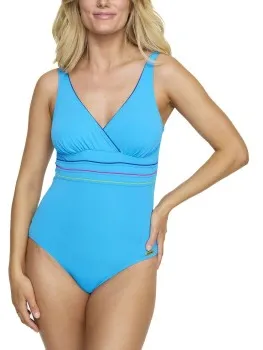 Damella Sandra badpak blauw Zwart,Blauw